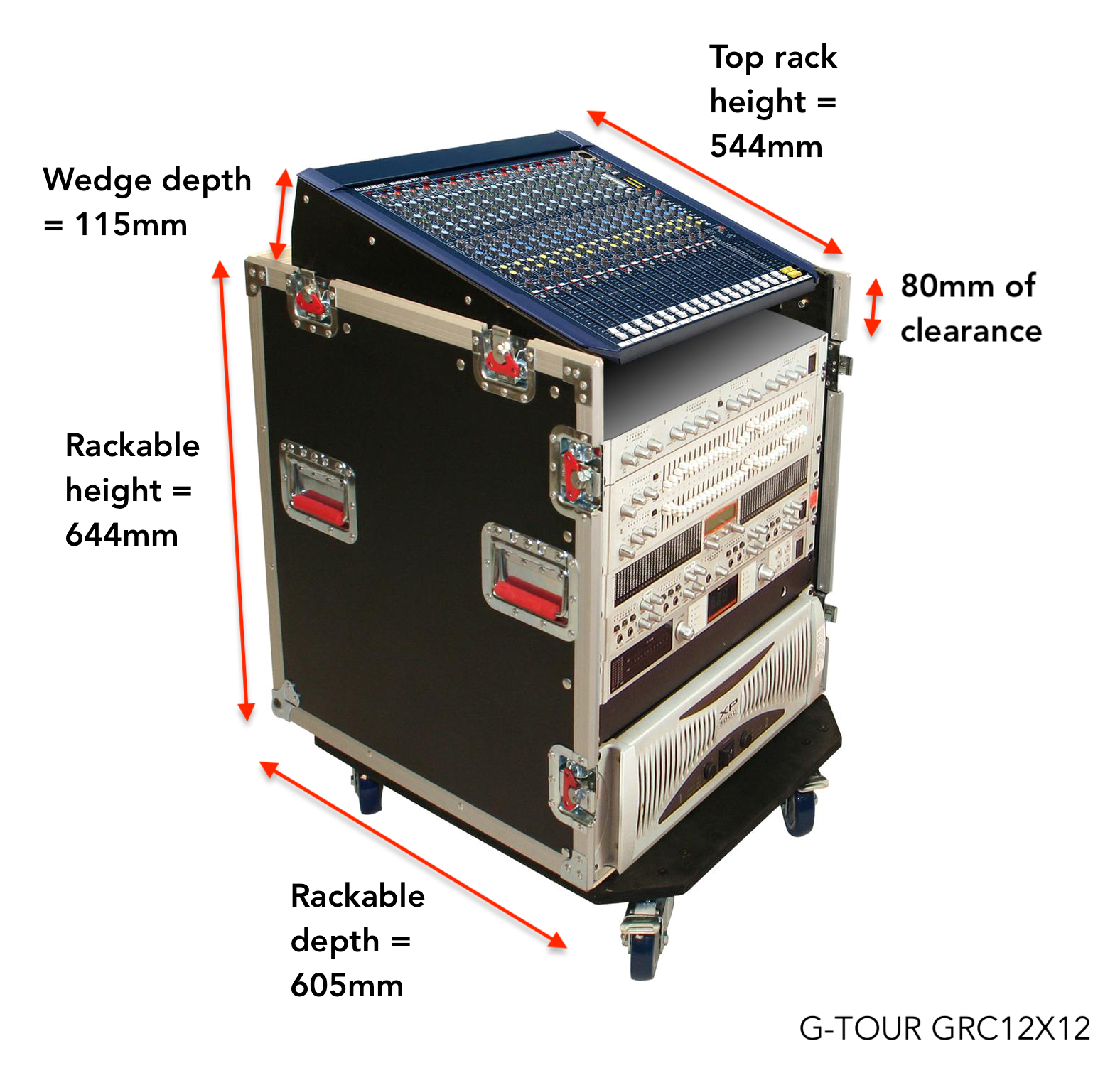 gator cases g tour grc12x12